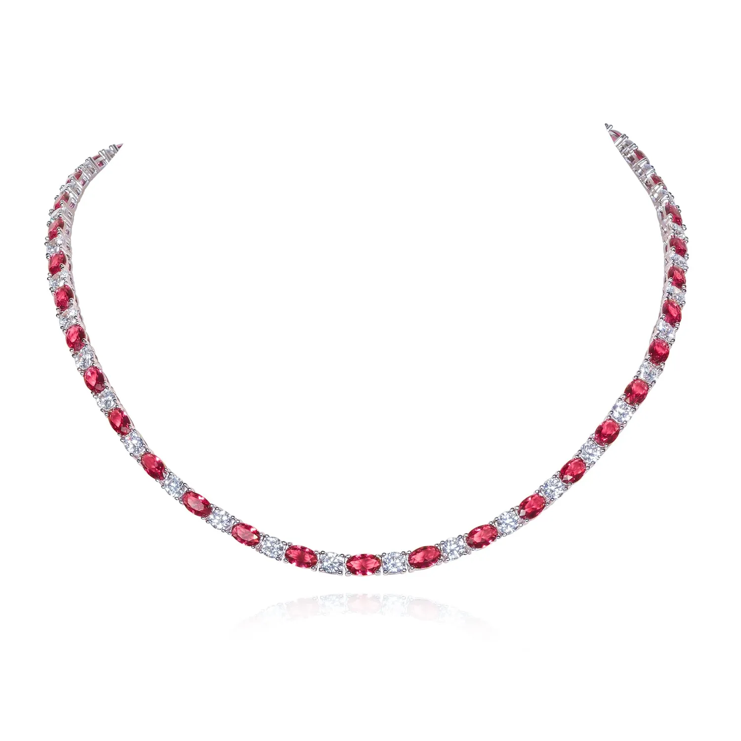 Diamond Treats collana tennis argento 925 pietre blu