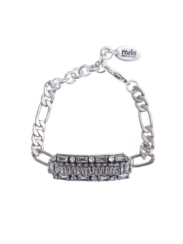 Rada Rettangolo bracciale catena cristallo