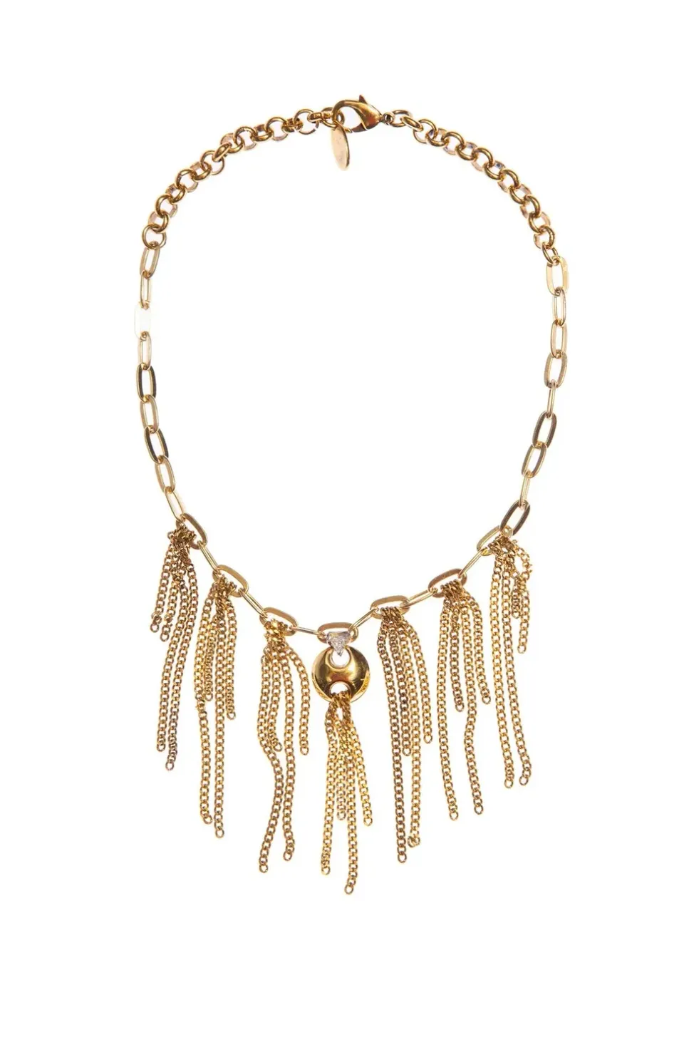 Rada Frange collana oro antico con punto luce