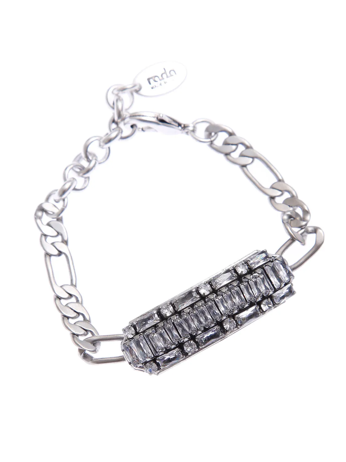Rada Rettangolo bracciale catena cristallo