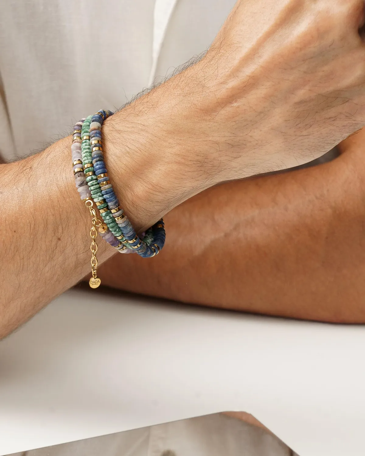 Dada Gioielli bracciale sodalite blu pietre naturali