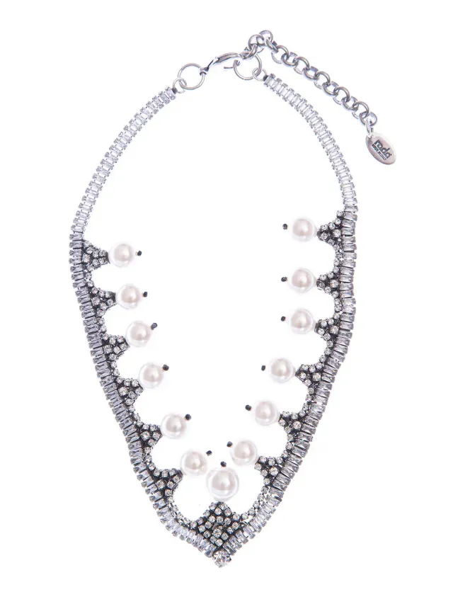 Rada Collana Cristalli con Perle collana cristallo perle