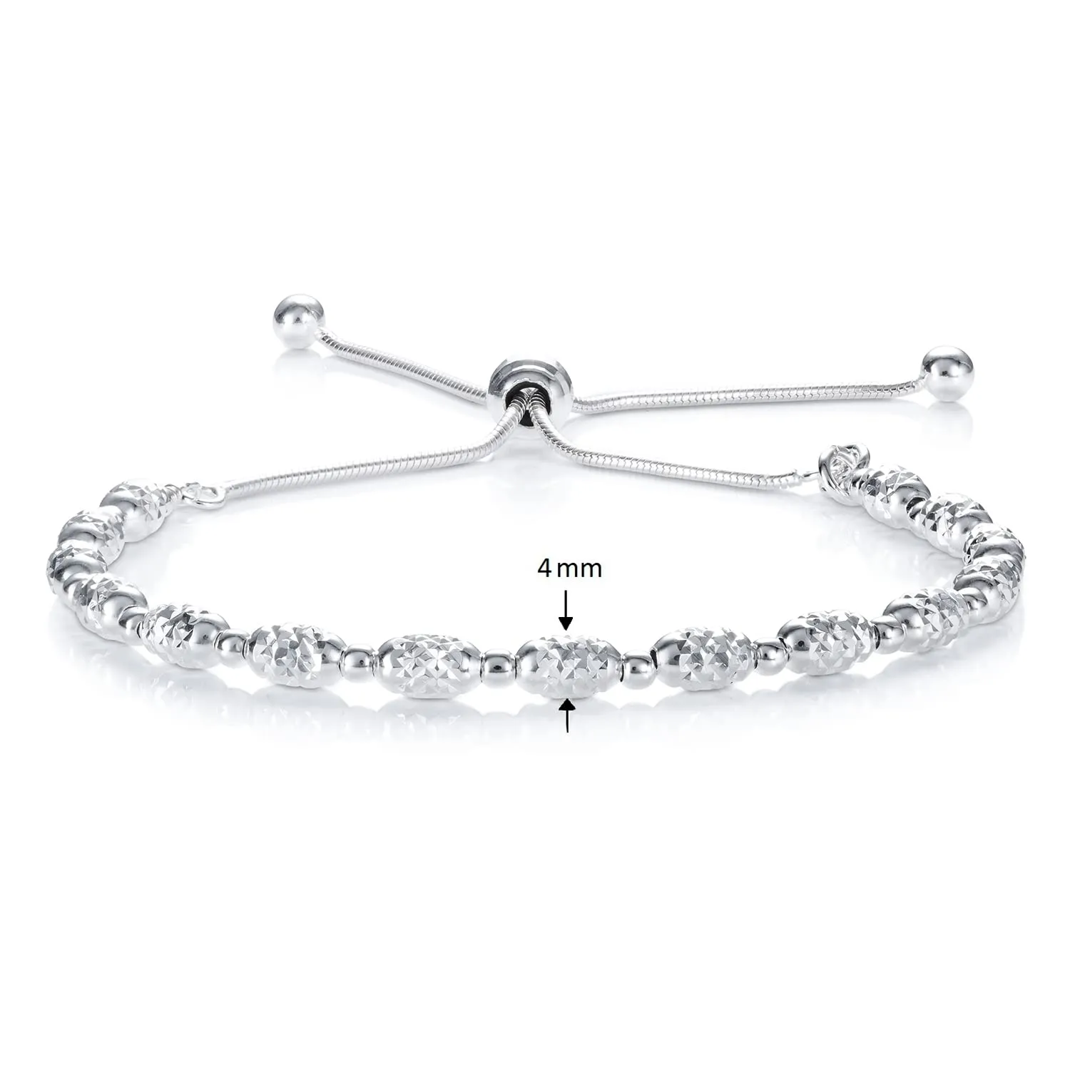 Diamond Treats Bracciale Donna Argento Taglio Diamante 925