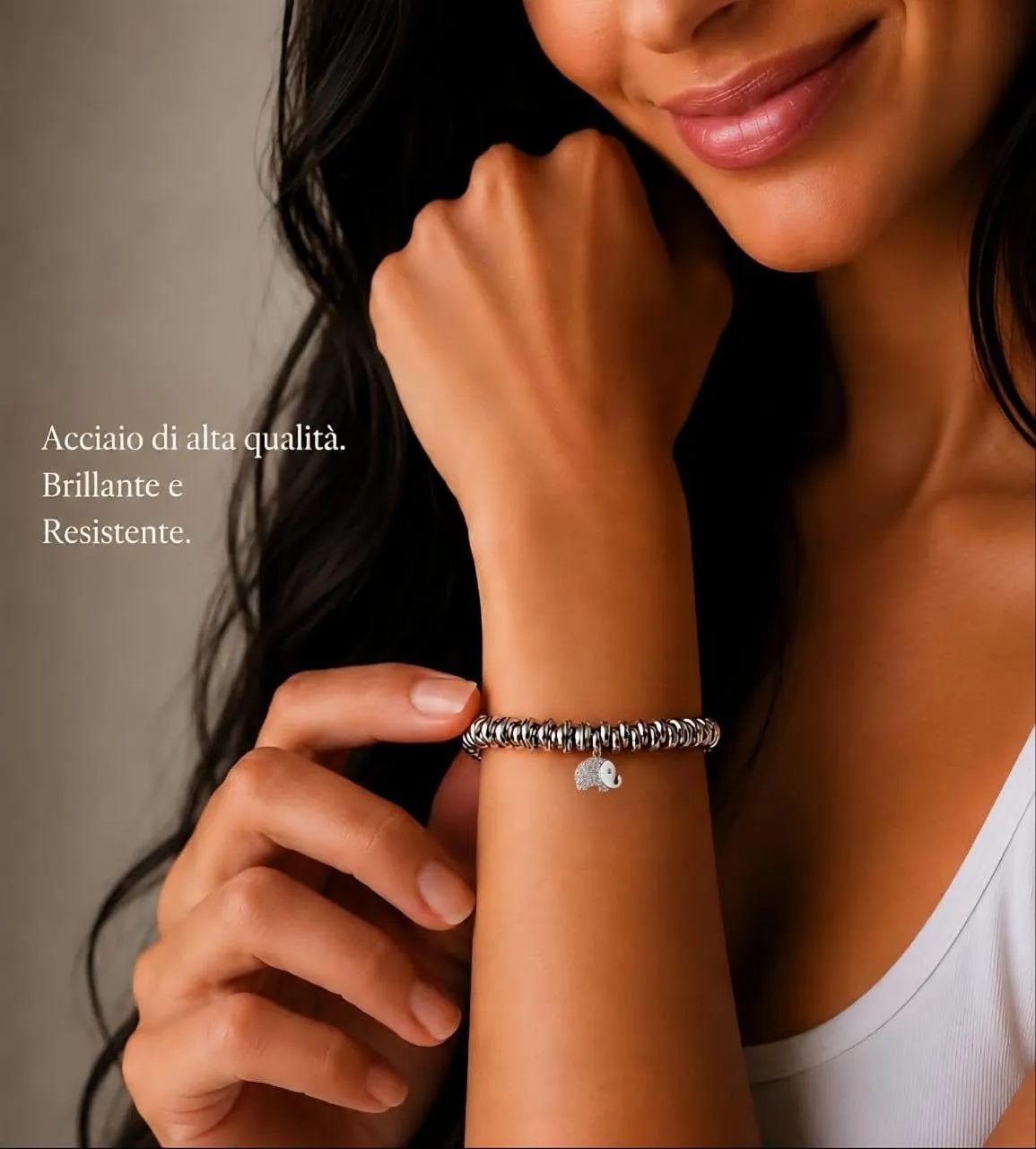 Dada Gioielli Bracciale Donna Anelli Intrecciati Elefante