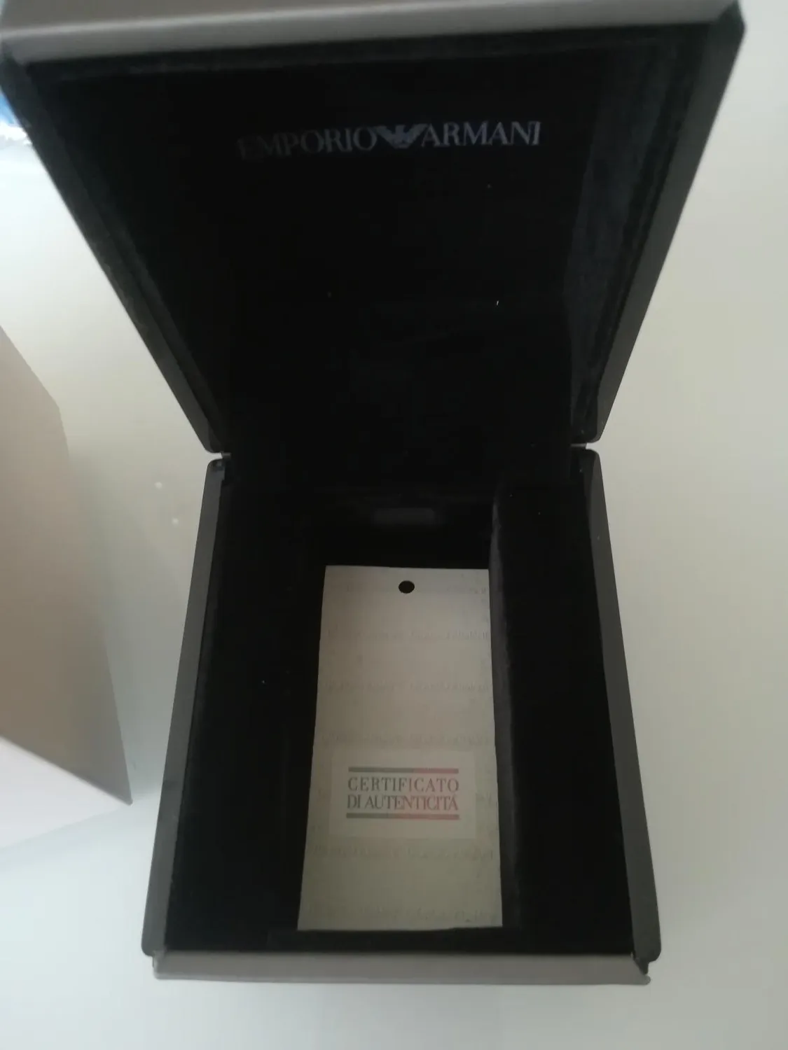 Emporio Armani Orologio Uomo 43 mm Argento e Nero