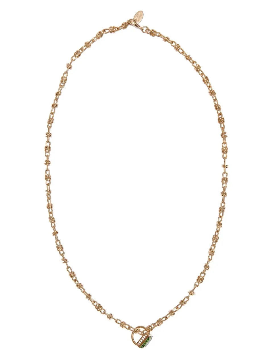 Rada Collana con Anello Pendente Verde