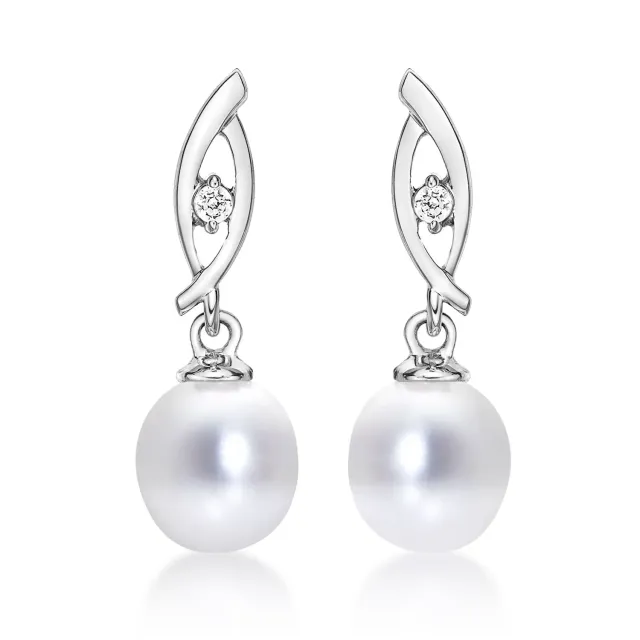 Diamond Treats Orecchini Perle Acqua Dolce Design 3