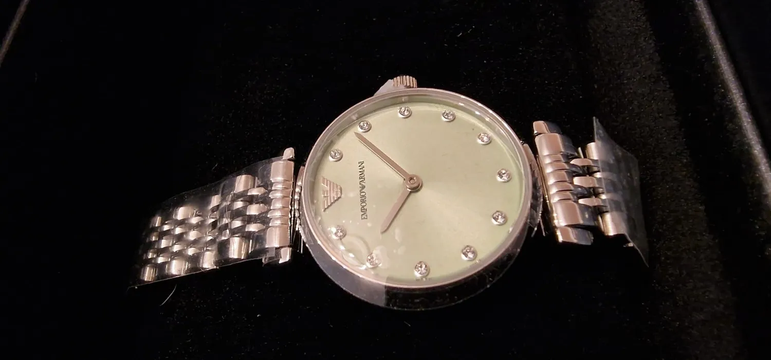 Emporio Armani Orologio Donna 28mm Verde Acciaio Quarzo