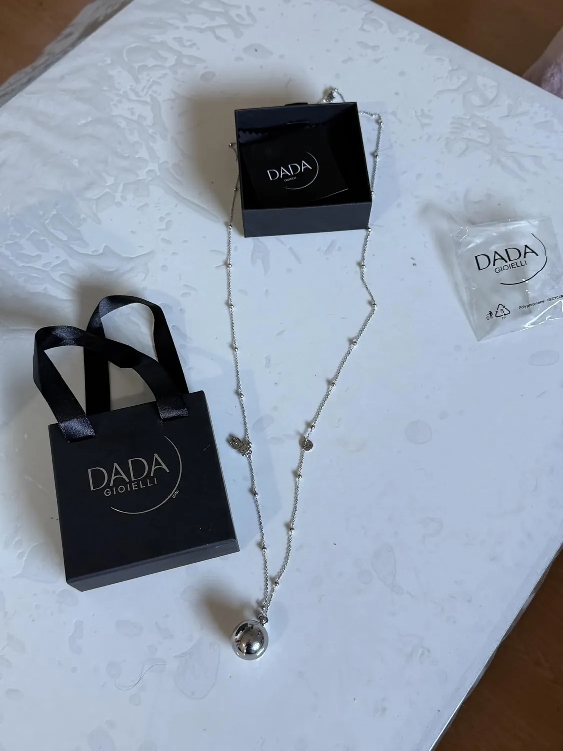 Dada Gioielli Chiama Angeli collana acciaio orsetto
