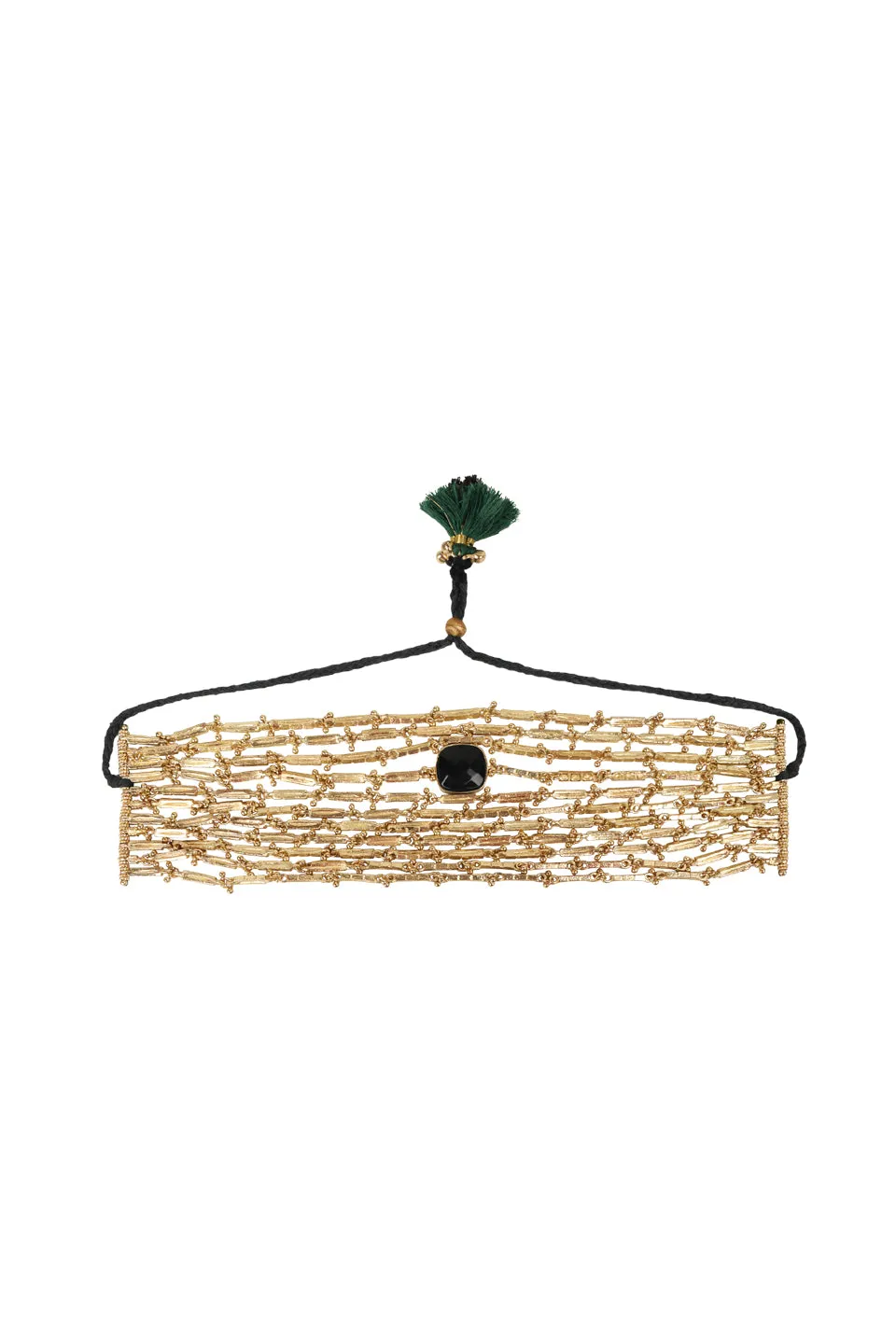 House of Tuhina Gaya Collana Baisa Gold classica