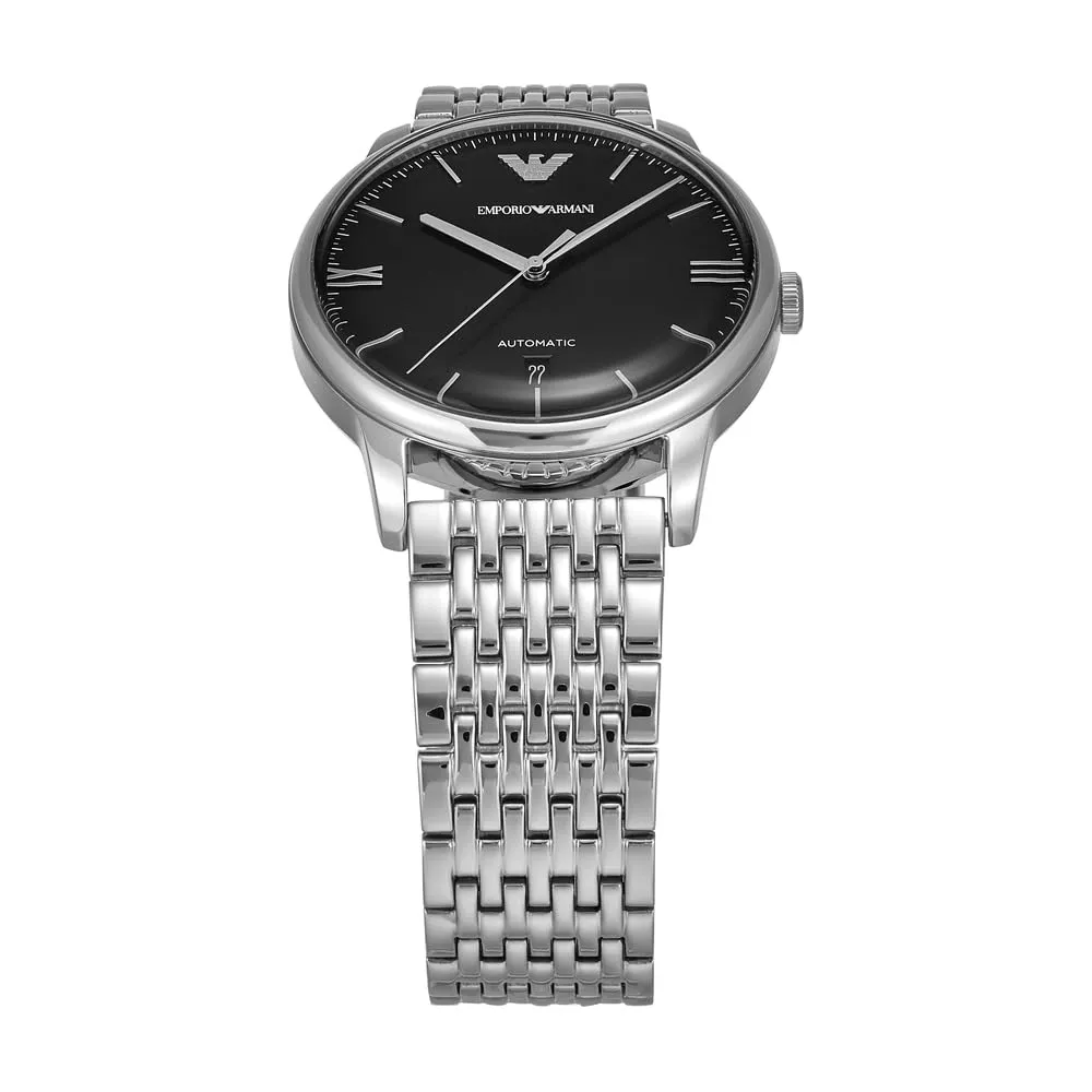 Emporio Armani automatico uomo grafite analogico