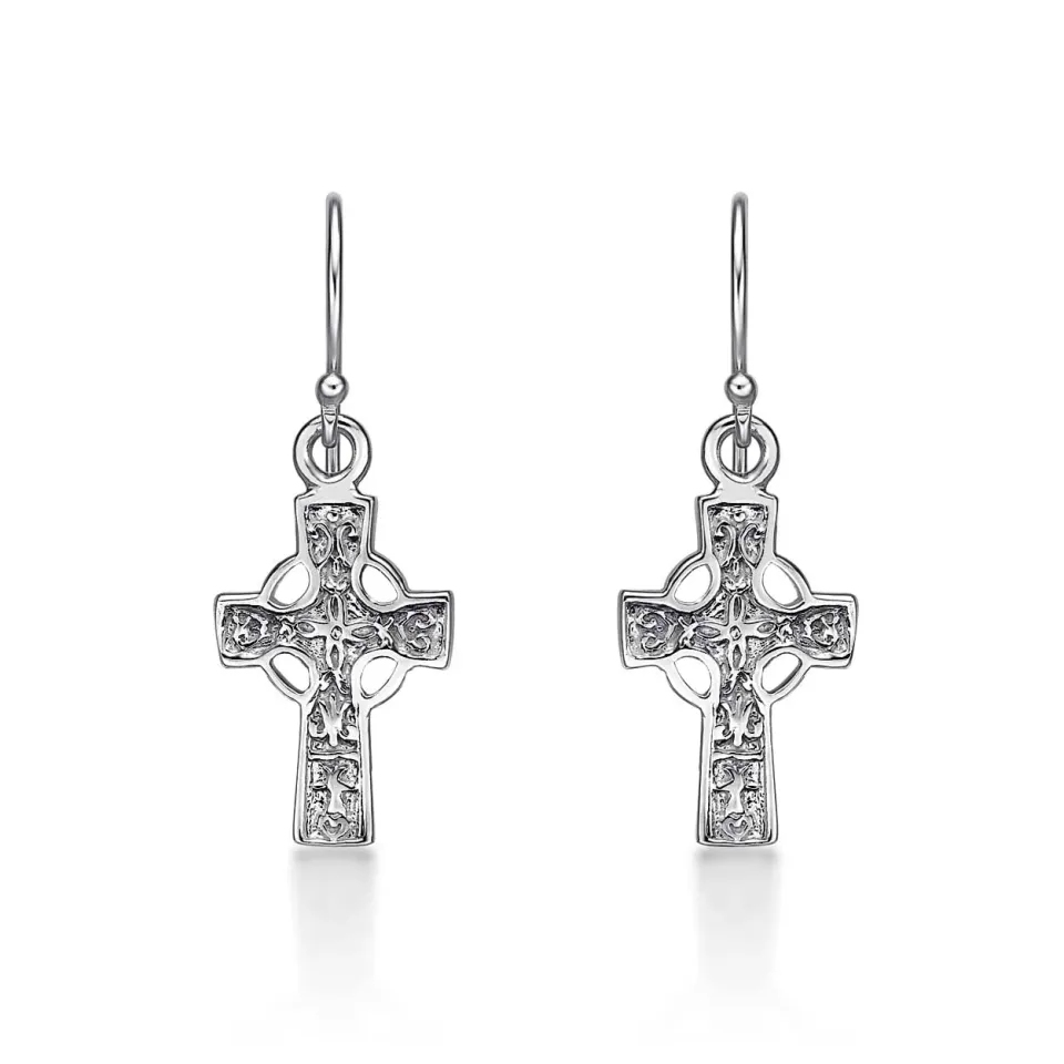 Diamond Treats Croce Celtica orecchini pendenti argento 925