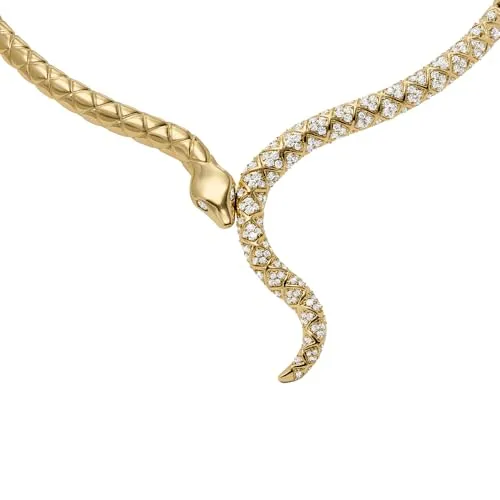 Emporio Armani EGS3143710 Collana Ottone Dorato Zirconi