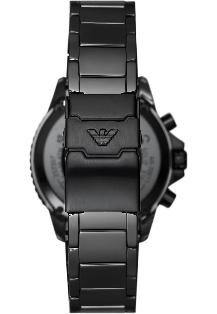 Emporio Armani World Explorer orologio nero grigio