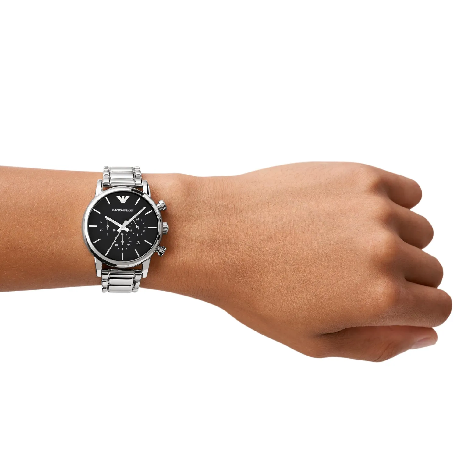 Emporio Armani AR1853 Orologio Uomo Cronografo Acciaio 41 mm