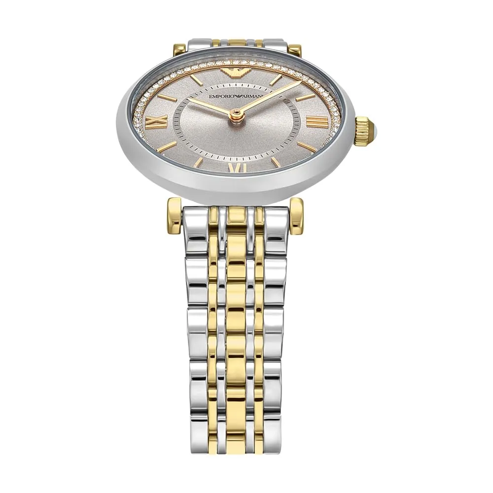 Emporio Armani AR11702 Orologio Donna Acciaio Champagne 32 mm