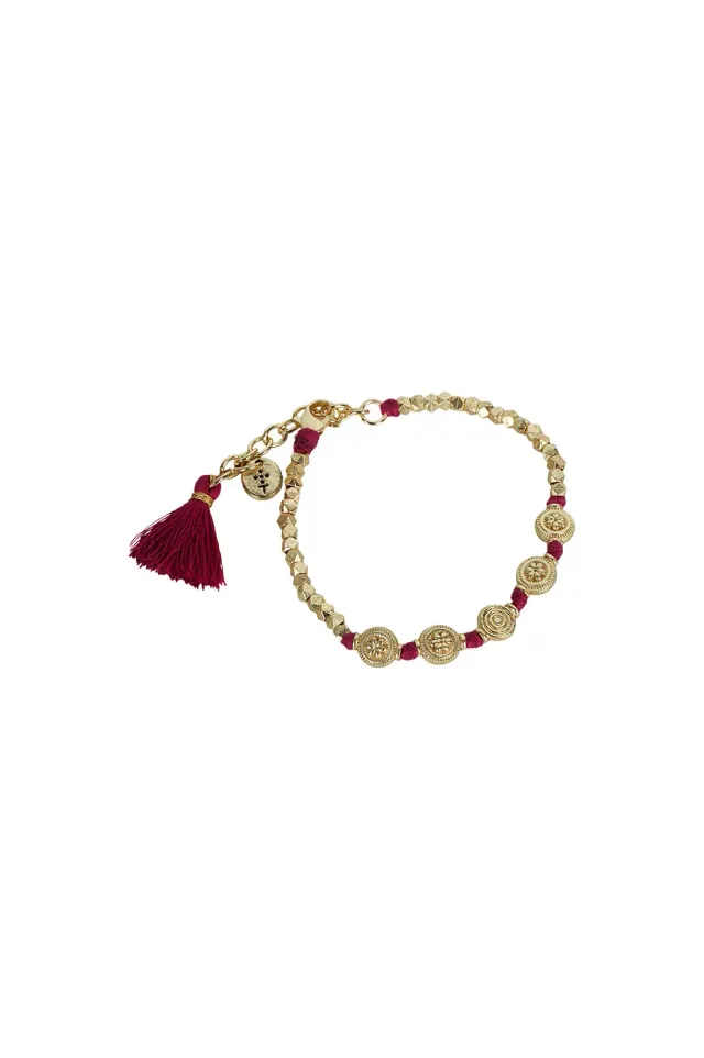 House of Tuhina Navz bracciale oro sole fatto a mano