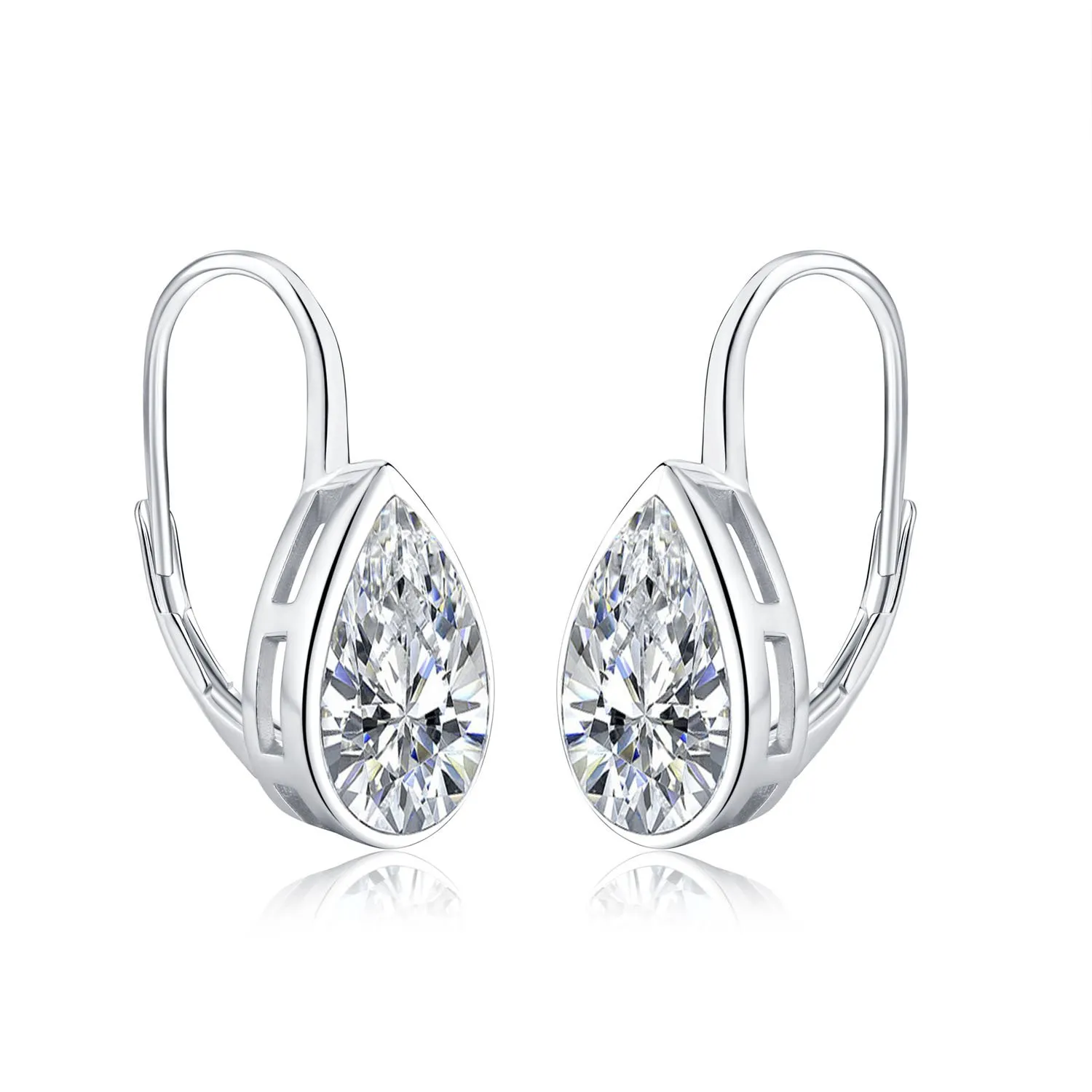 Diamond Treats Orecchini Argento 925 Goccia Pera Zirconi