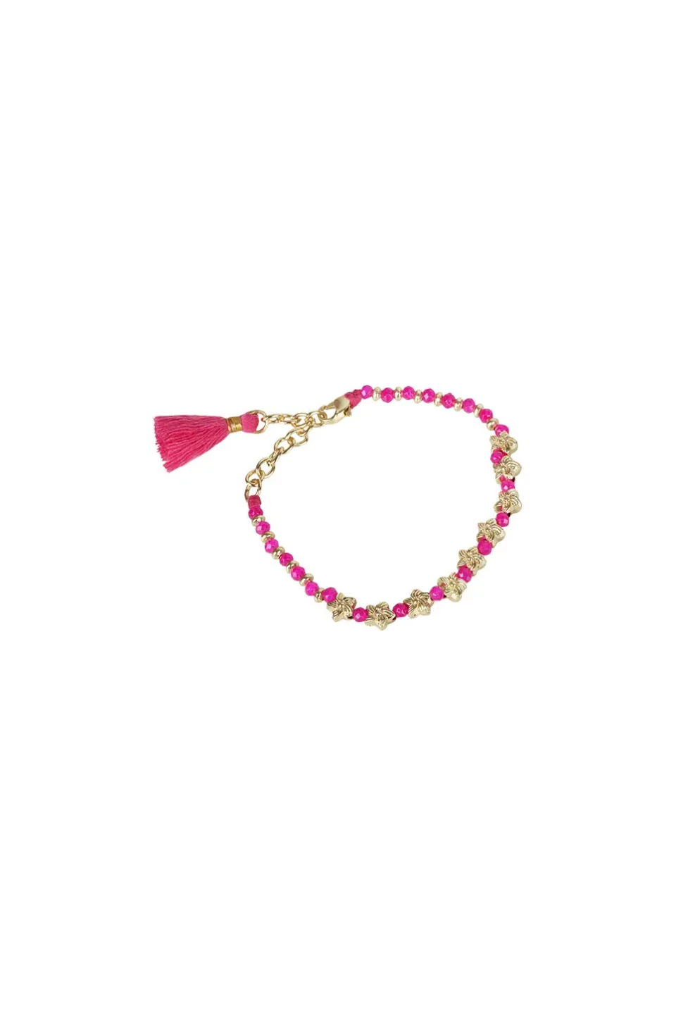 House of Tuhina Nyra bracciale rosa Cat Pink fatto a mano