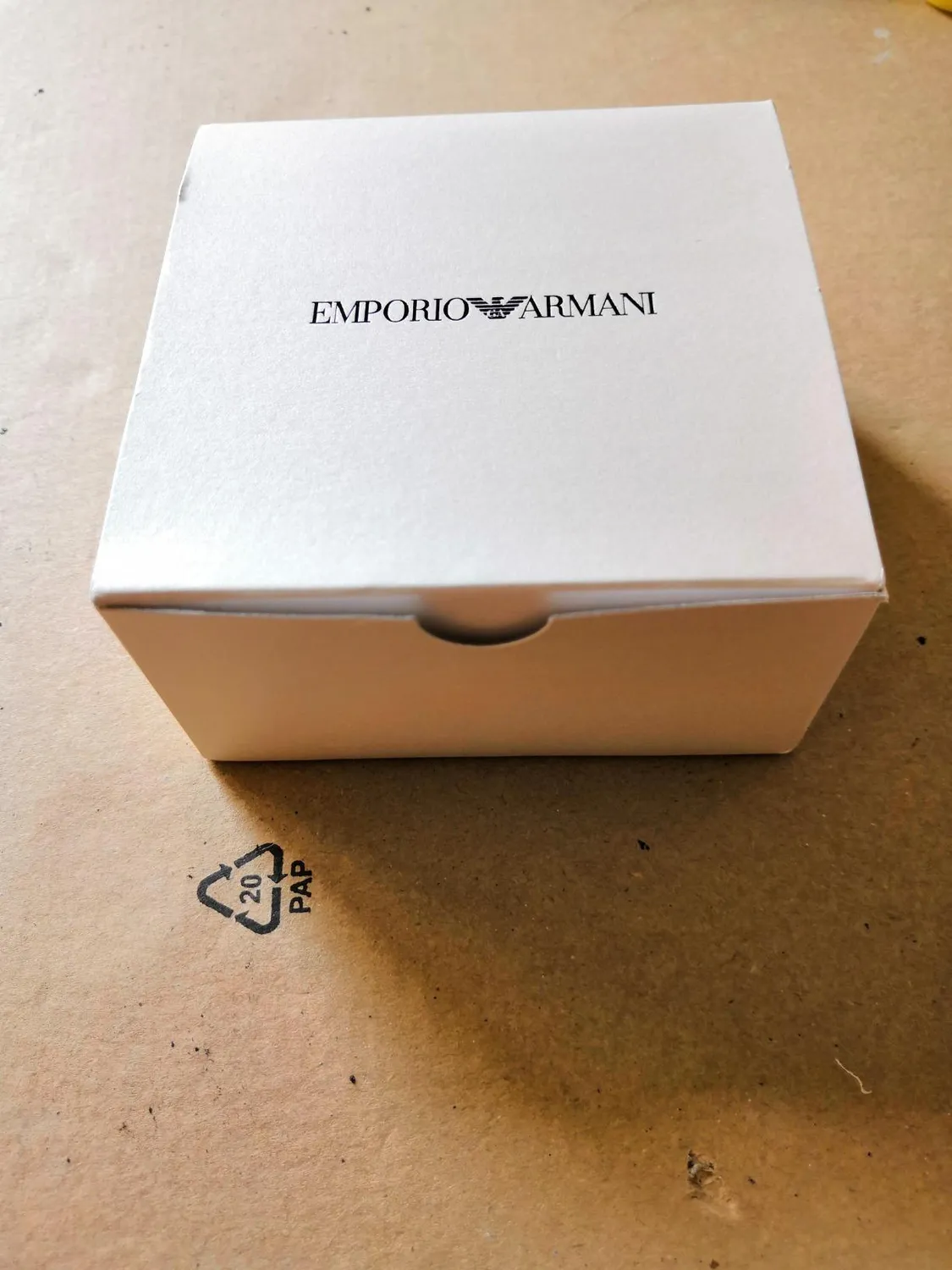 Emporio Armani bracciale uomo argento acciaio