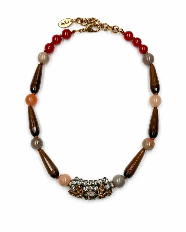 Rada Jewel Beads collana ambra e cristallo
