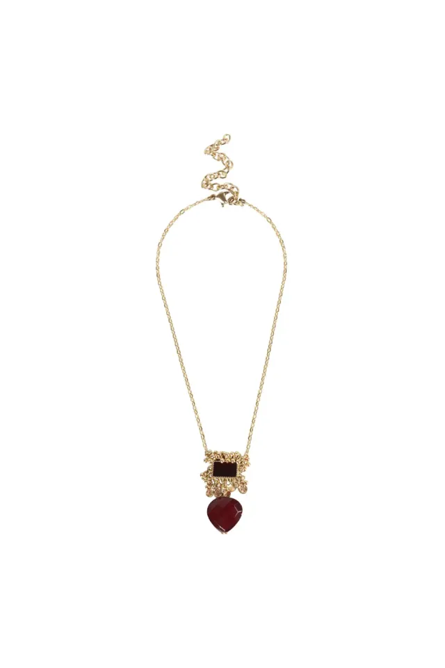House of Tuhina Sonkari collana filo bordeaux
