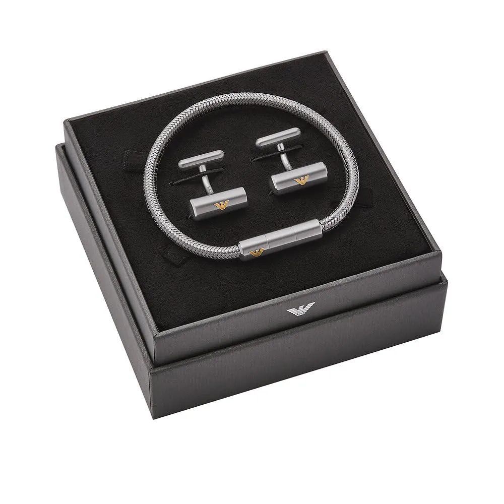 Emporio Armani bracciale uomo EGS3044SET metallo