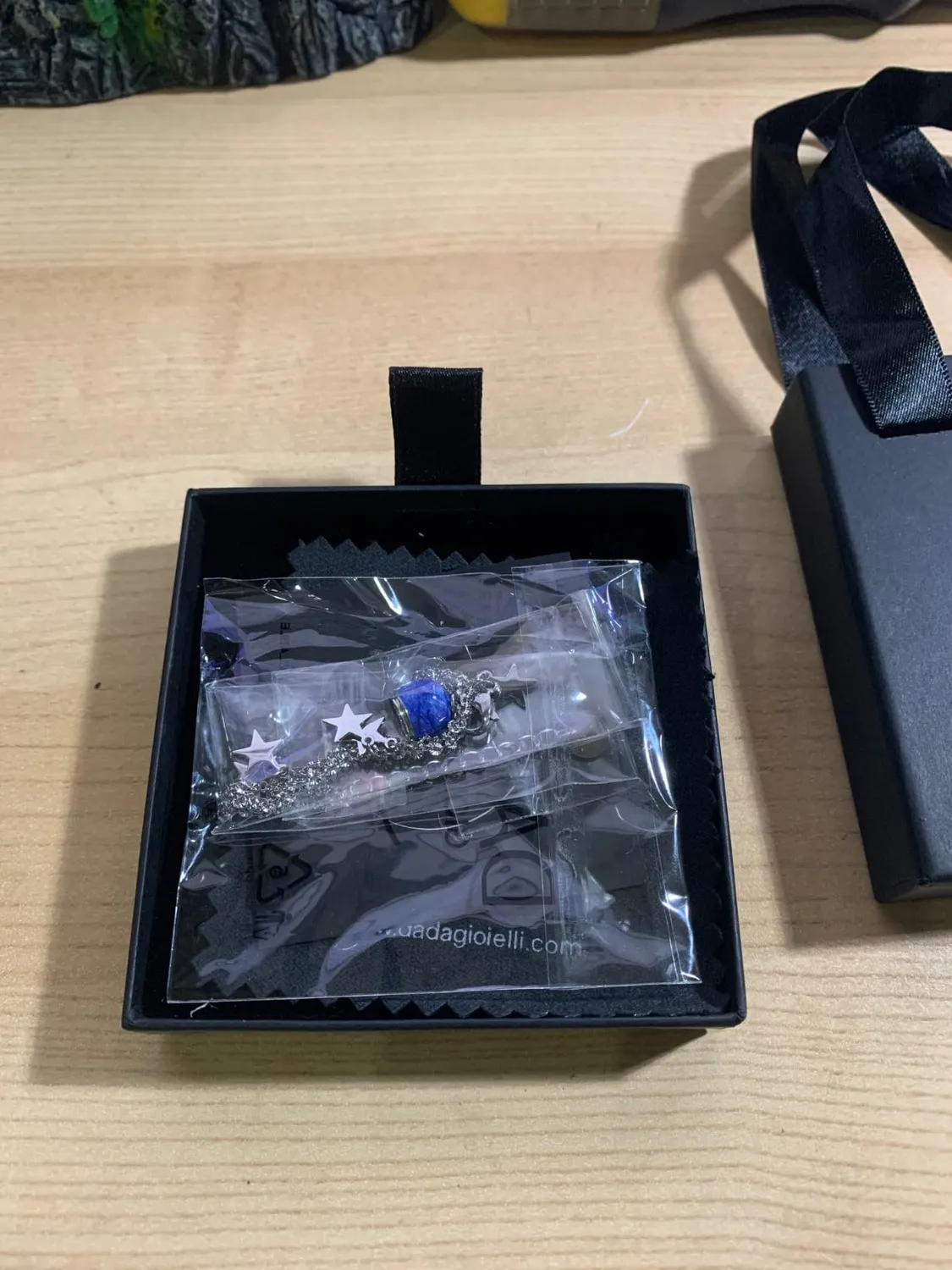 Dada Gioielli Capri Campanella Bracciale Blu Mare Stelline smalto