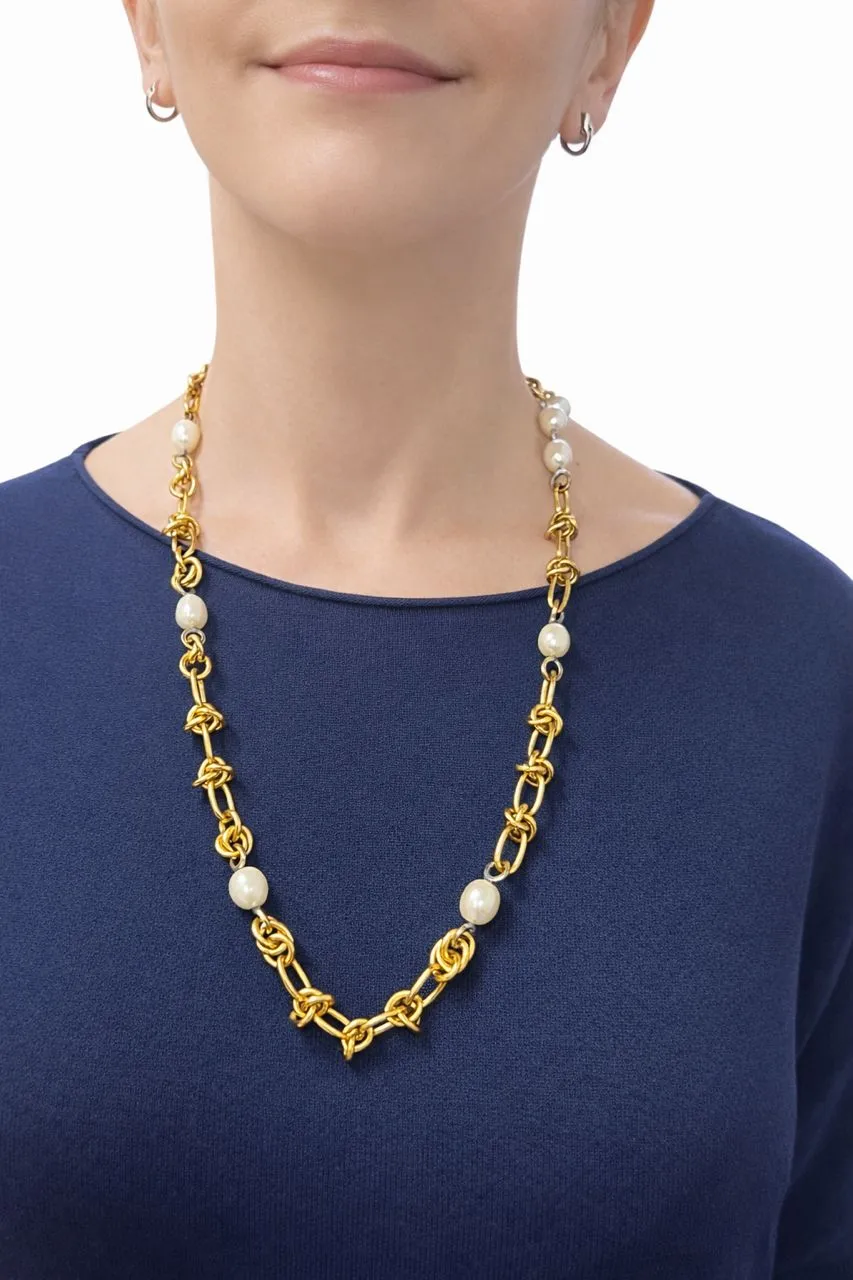 Rada Perle di Fiume collana catena dorata