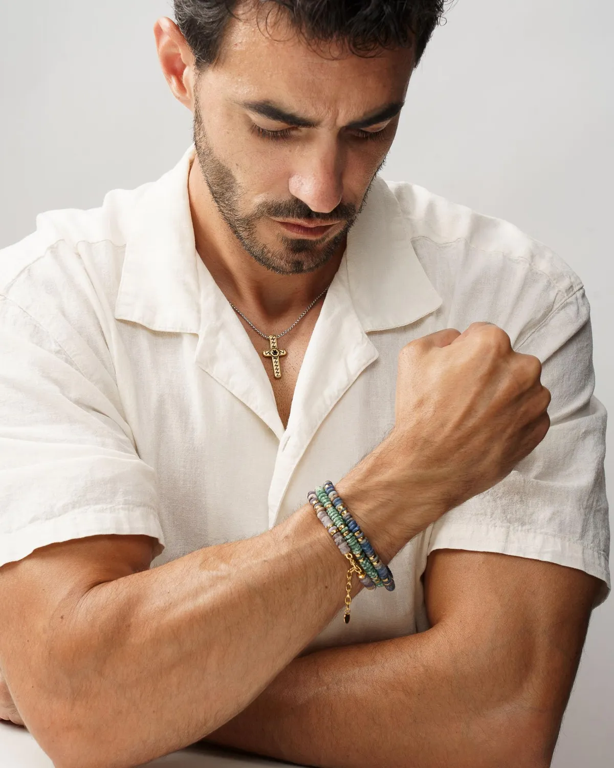 Dada Gioielli bracciale sodalite blu pietre naturali