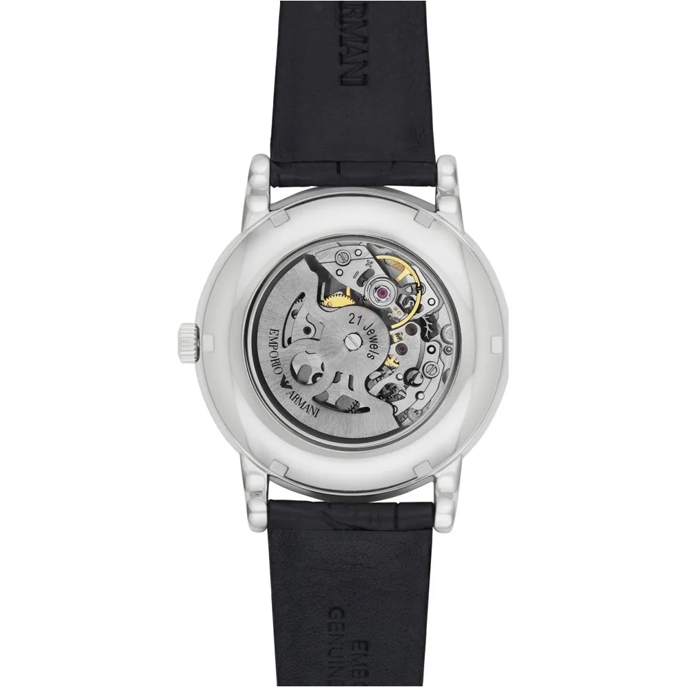 Emporio Armani AR1981 Orologio Uomo Automatico 43mm Pelle