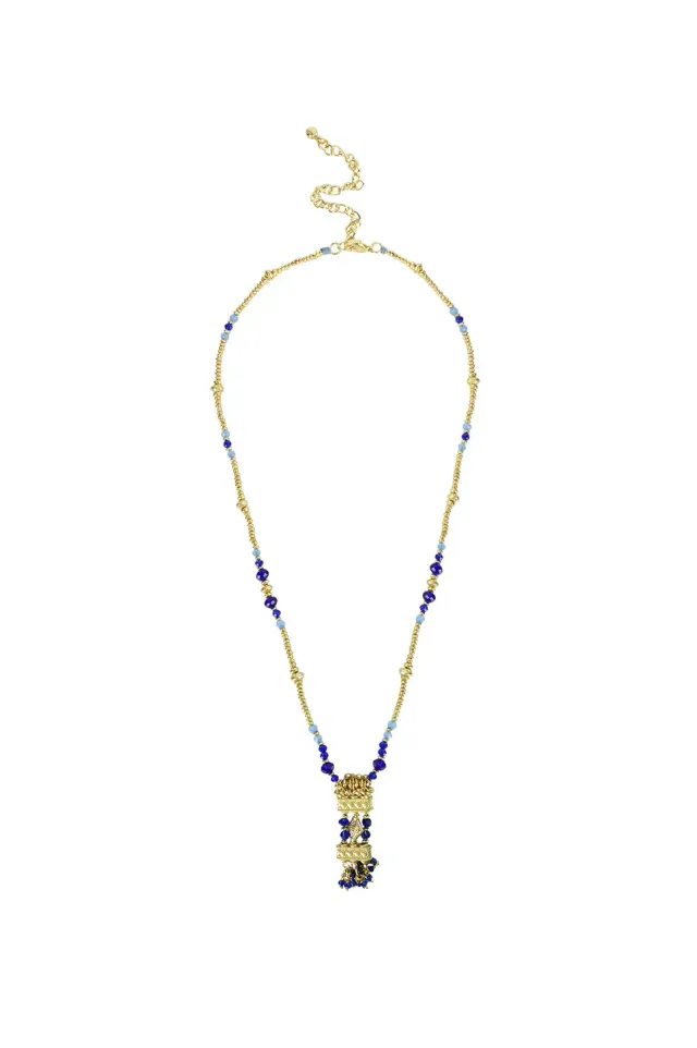 House of Tuhina Ashwini collana filo oro sole delicata