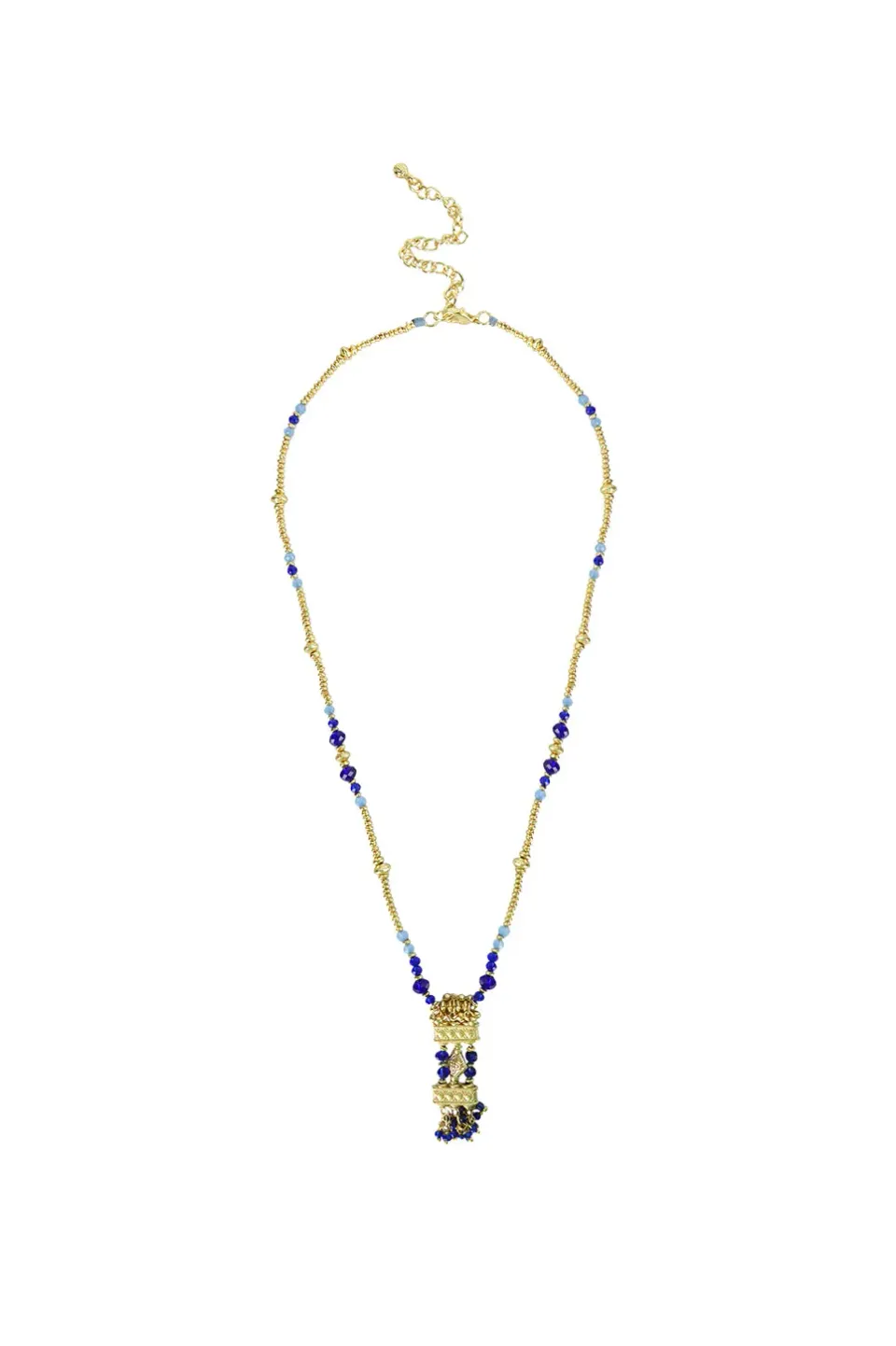 House of Tuhina Ashwini collana filo oro sole delicata