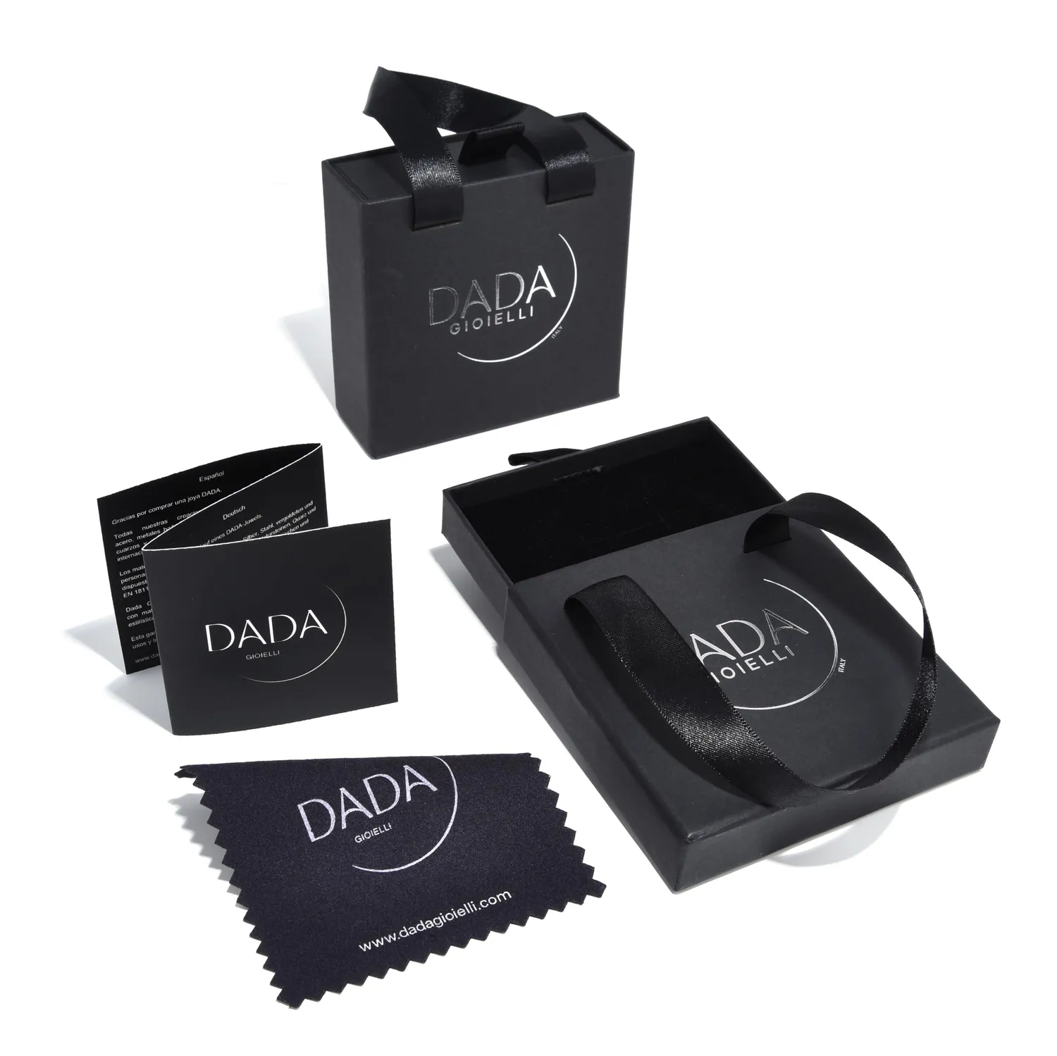 Dada Gioielli Bracciale Uomo Pelle Argento Satinato