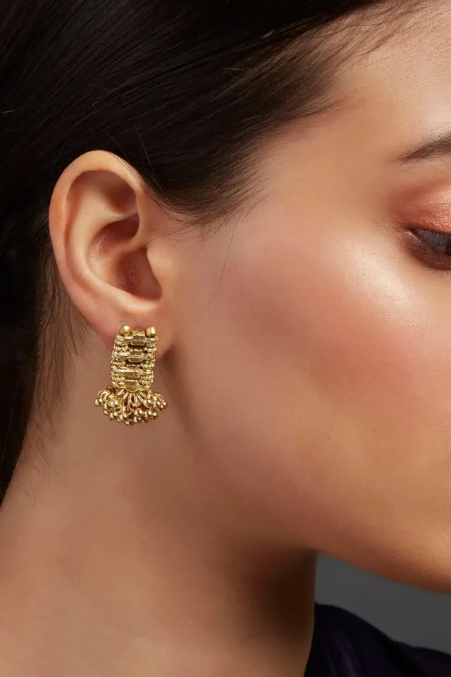 House of Tuhina Janak orecchini oro argento classici