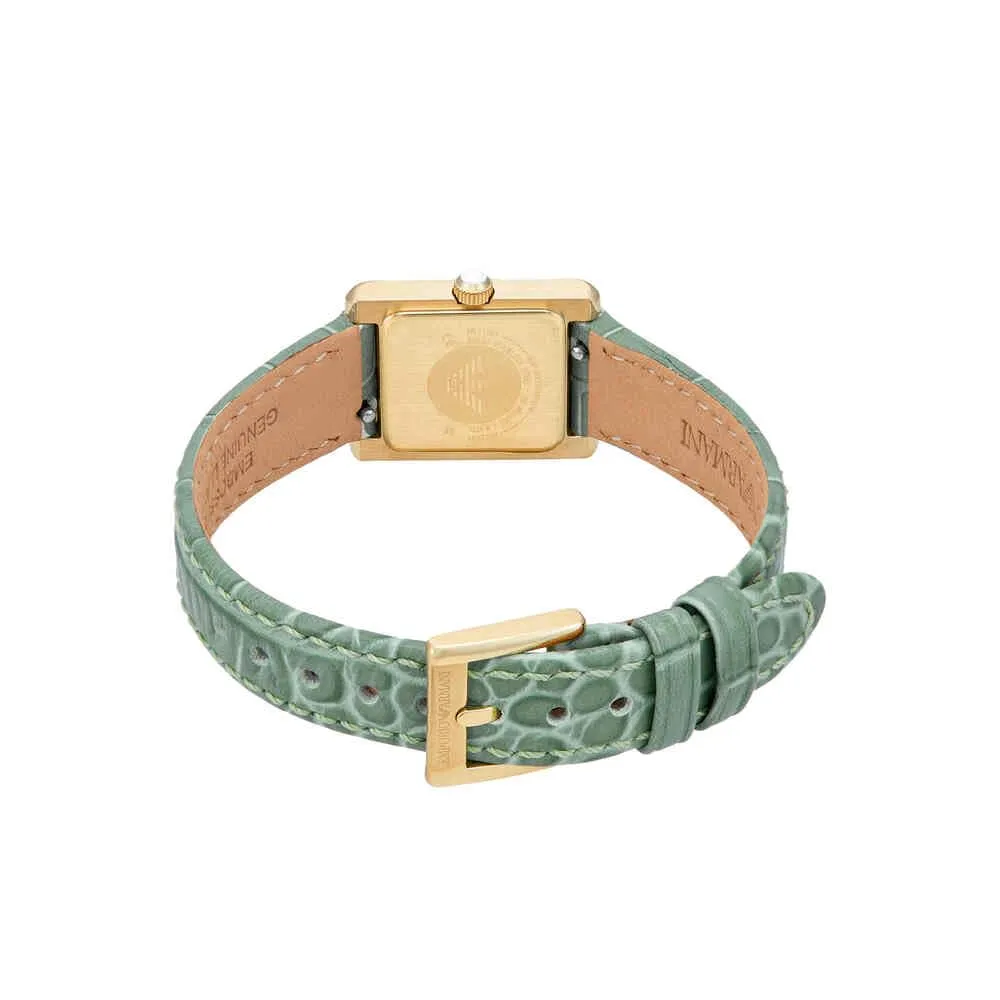 Emporio Armani Orologio Analogico Verde Acciaio