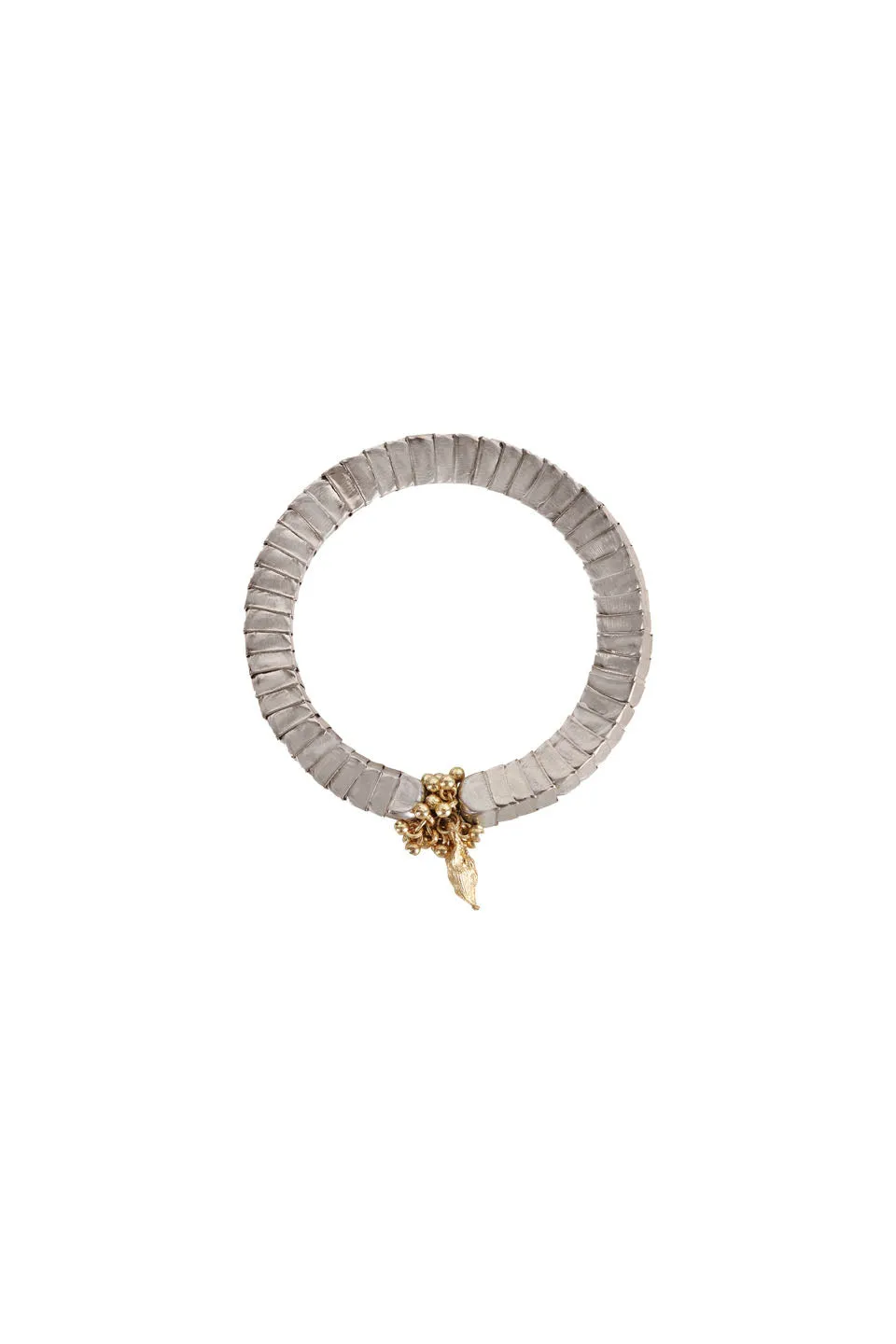 House of Tuhina Ananta Square Cardamon bracciale fatto a mano
