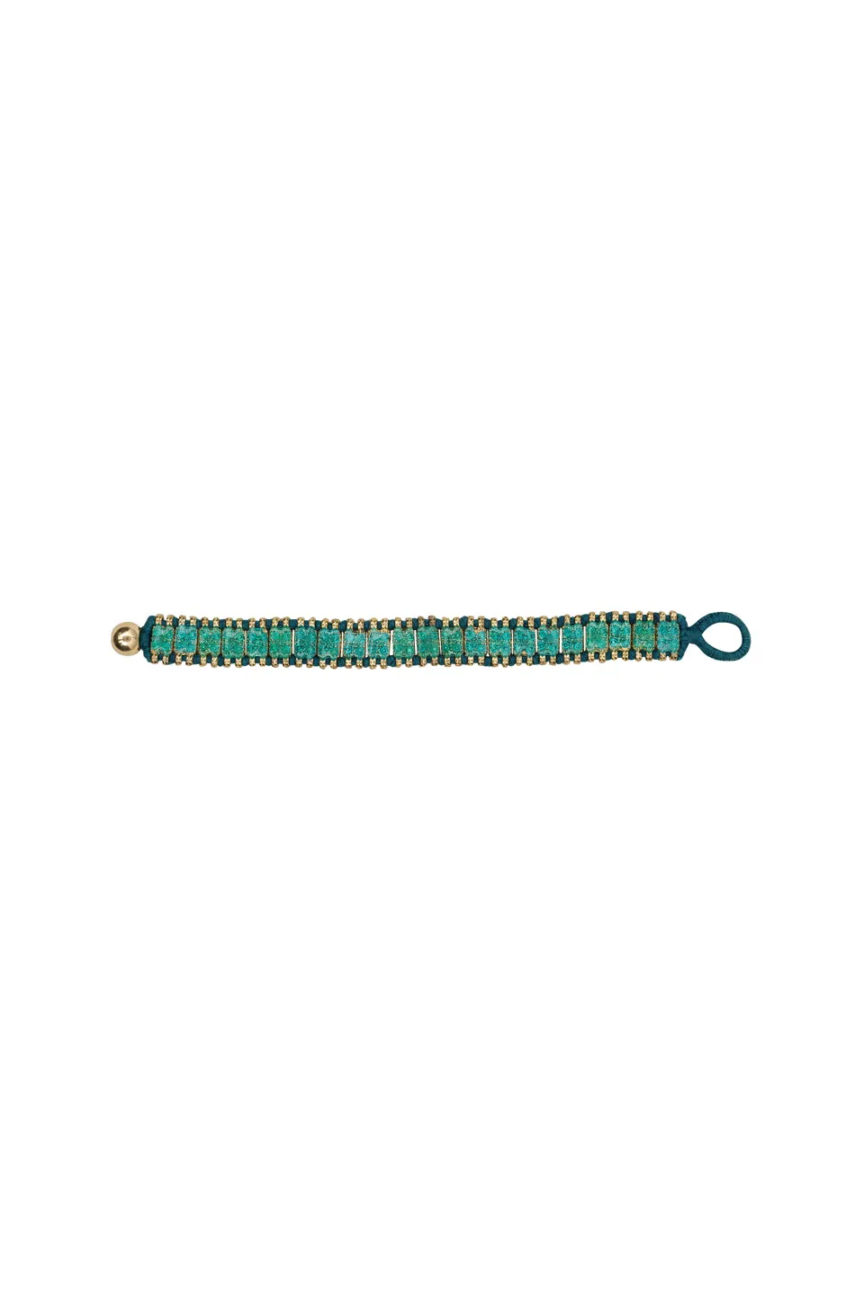 House of Tuhina Four Stone bracciale smaltato reversibile