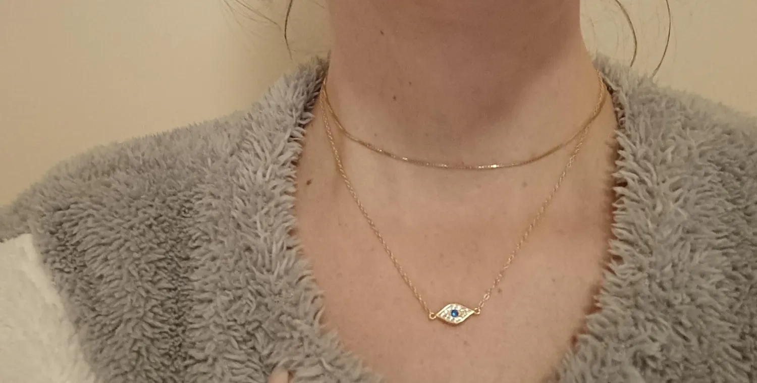 Diamond Treats collana occhio turco argento 925 malocchio