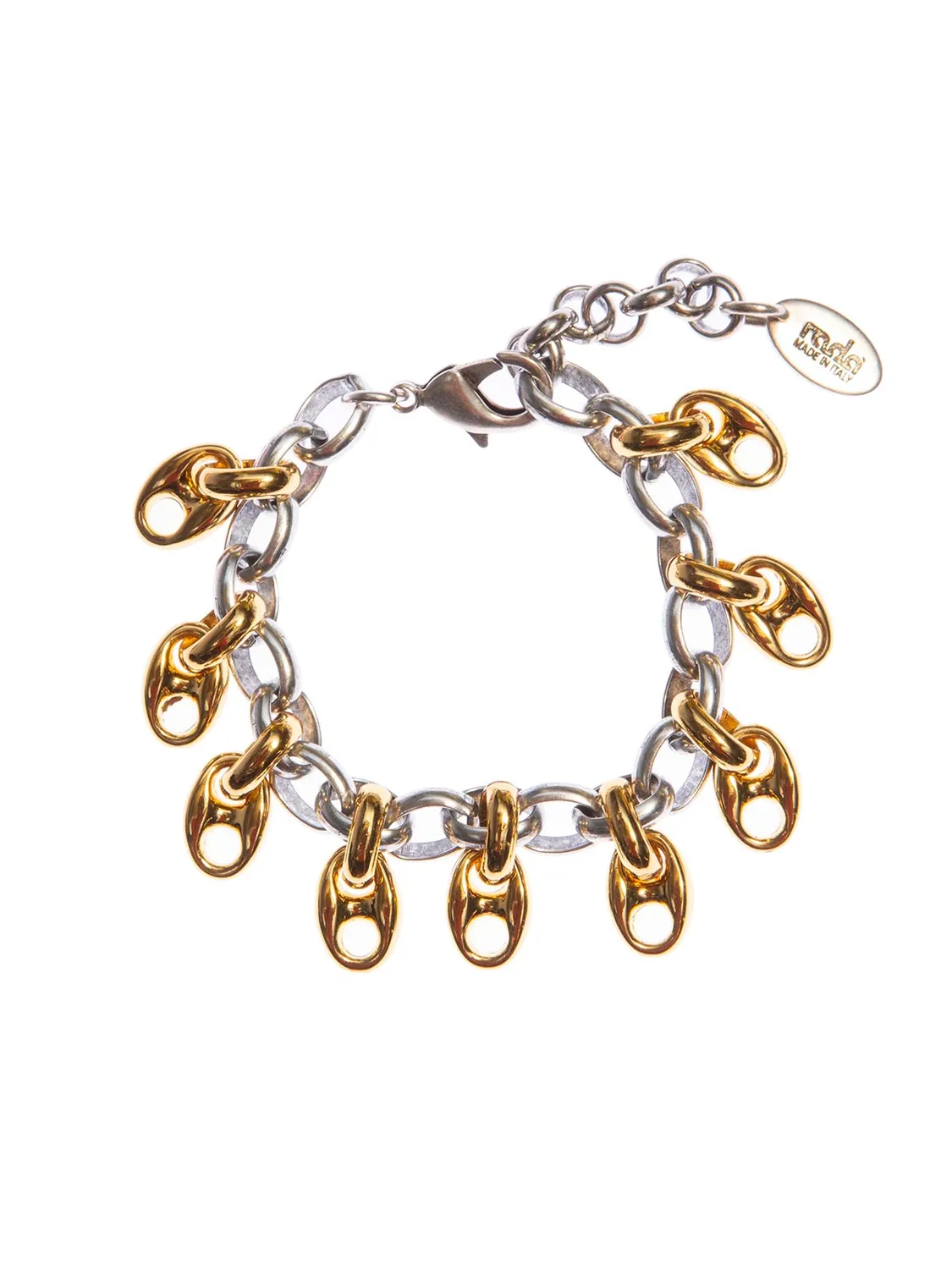 Rada Bracciale Catena mix metalli elementi pendenti