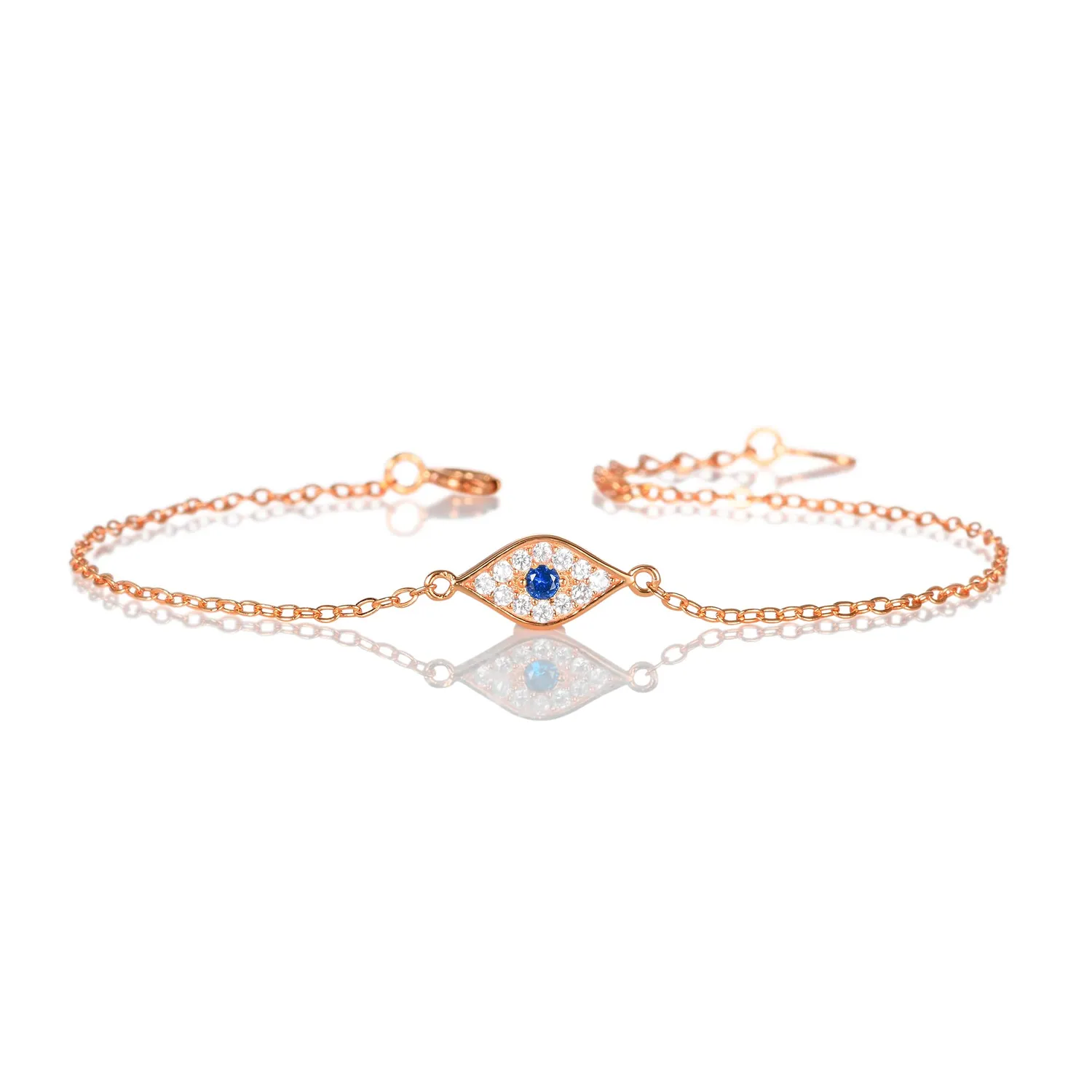 Diamond Treats Bracciale Malocchio Oro Giallo Argento 925
