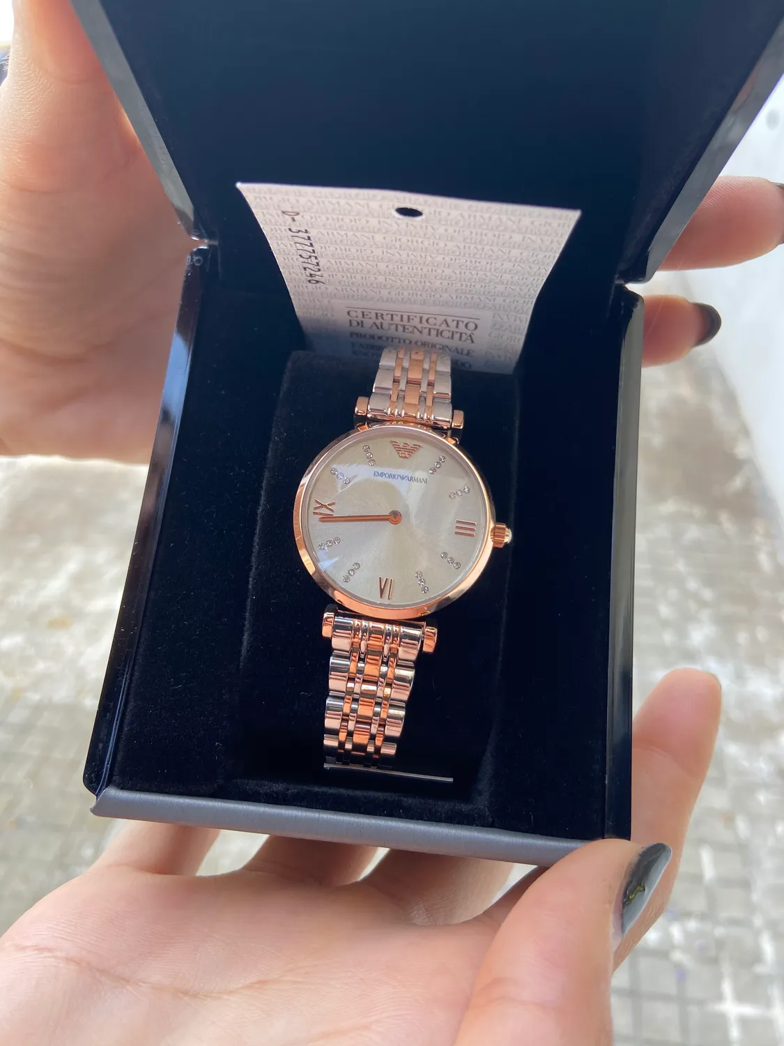 Emporio Armani AR1840 Orologio Donna Oro Rosa 31 mm Acciaio