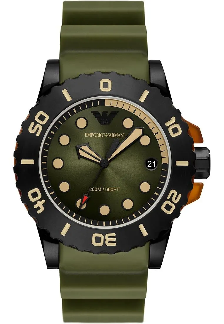 Emporio Armani Orologio Uomo Nero Movimento Quarzo