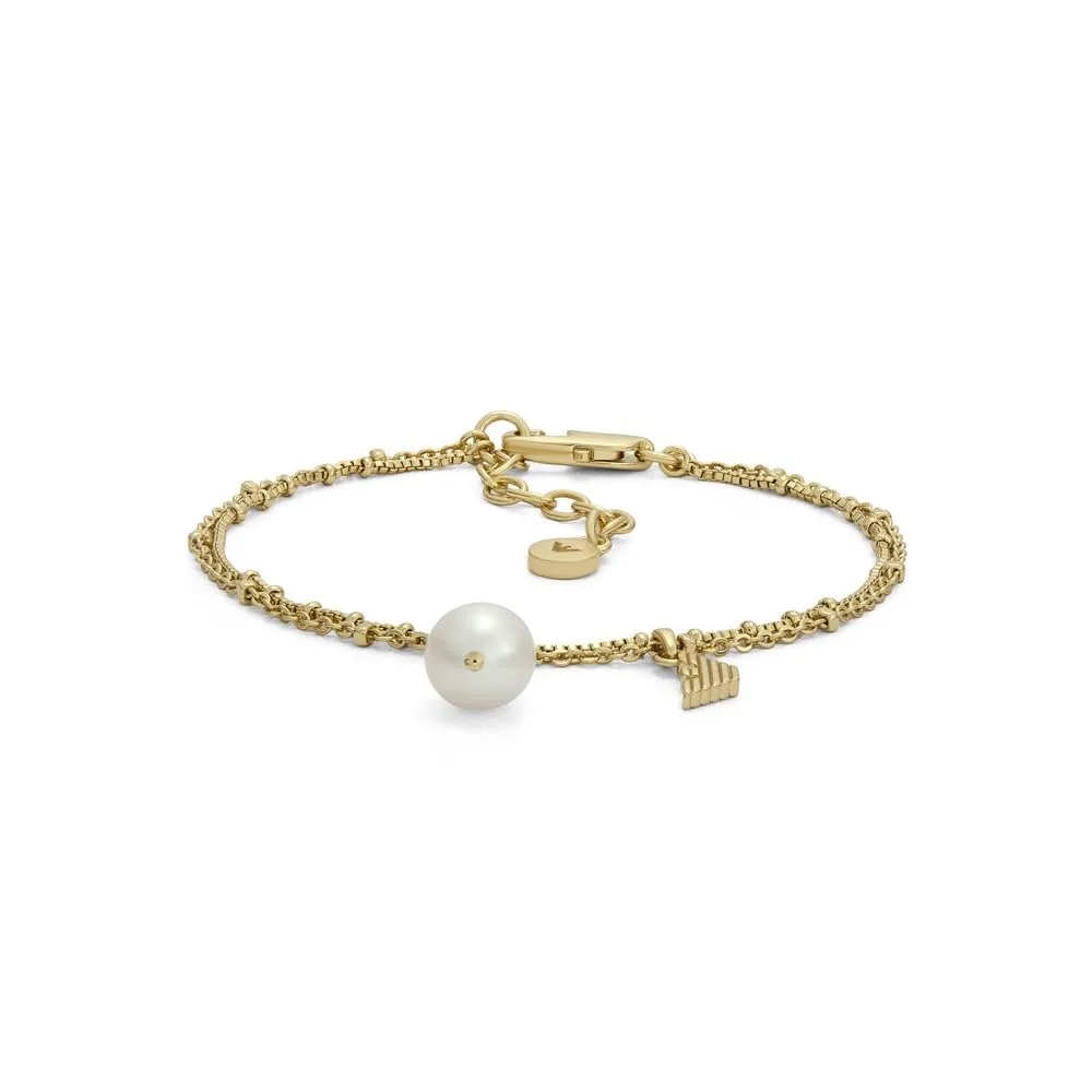 Emporio Armani Bracciale Oro Verde Perla 16+3 cm