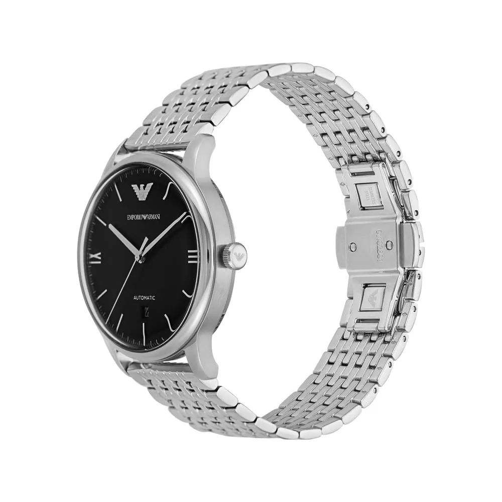 Emporio Armani automatico uomo grafite analogico