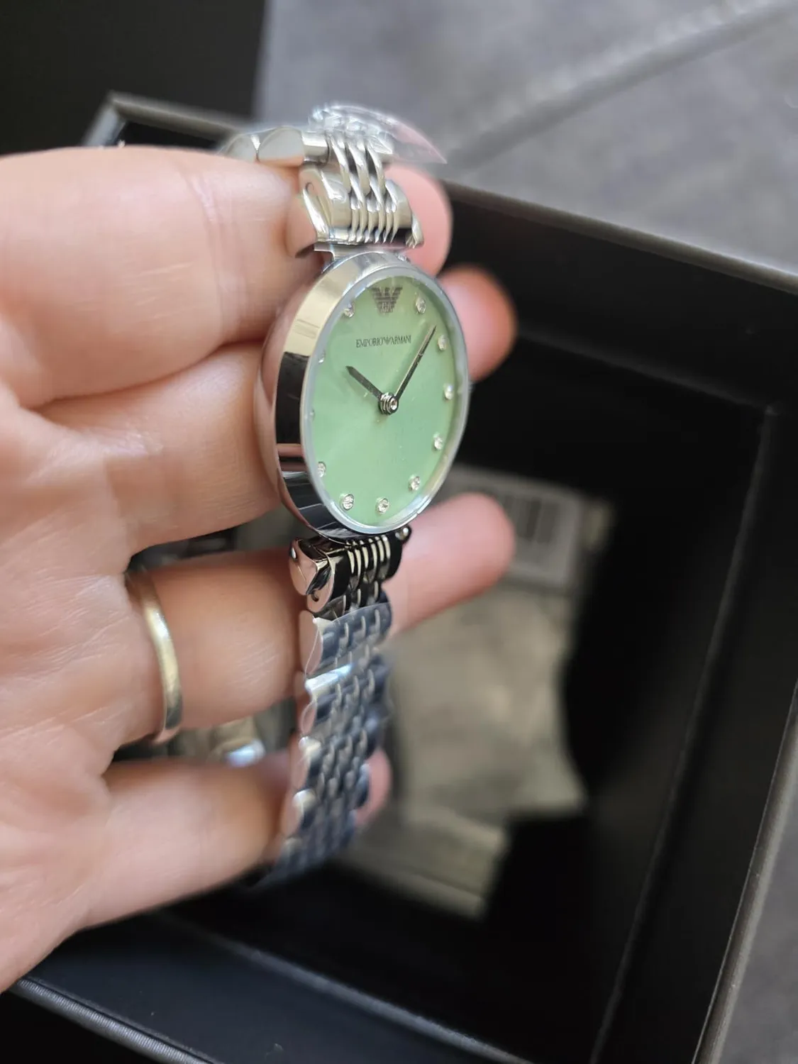 Emporio Armani Orologio Donna 28mm Verde Acciaio Quarzo
