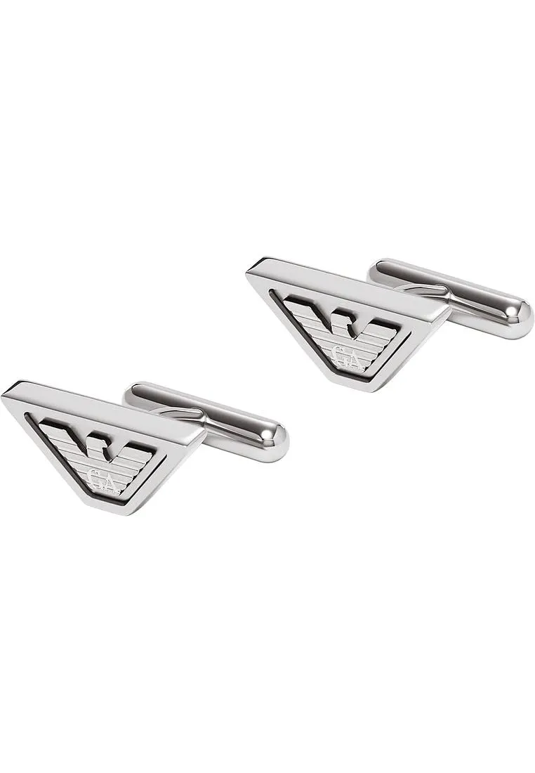 Emporio Armani Jewels Gemelli Uomo Argento e Oro acciaio