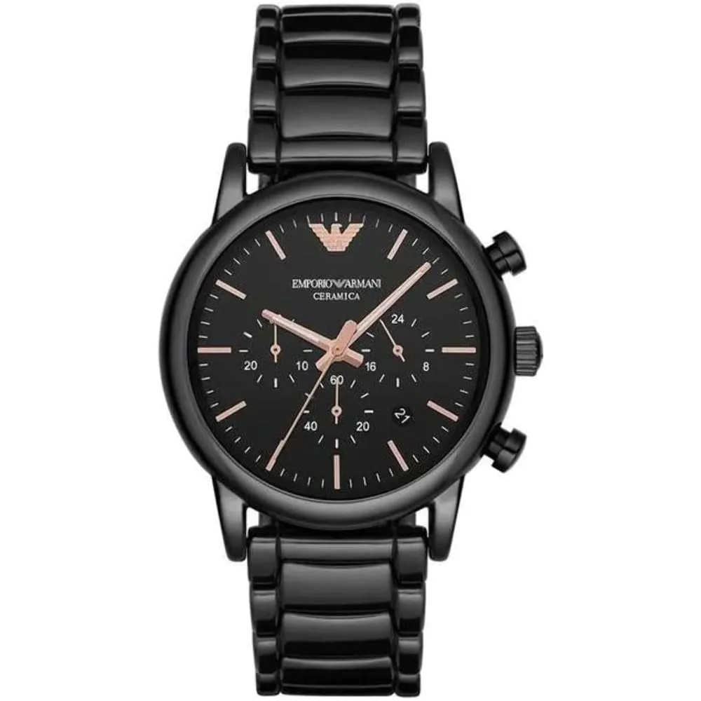 Emporio Armani World Explorer orologio nero grigio