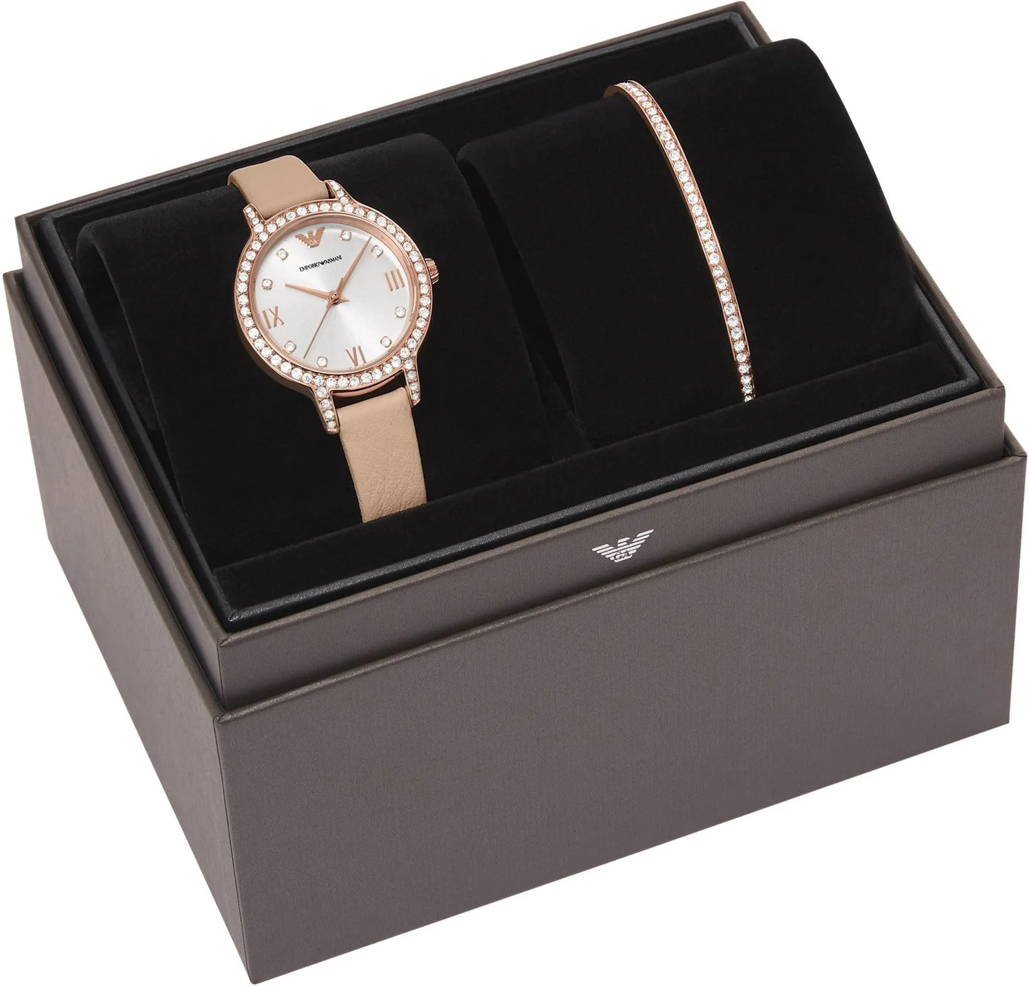 Emporio Armani Orologio Donna 32mm Pelle Quarzo Naturale