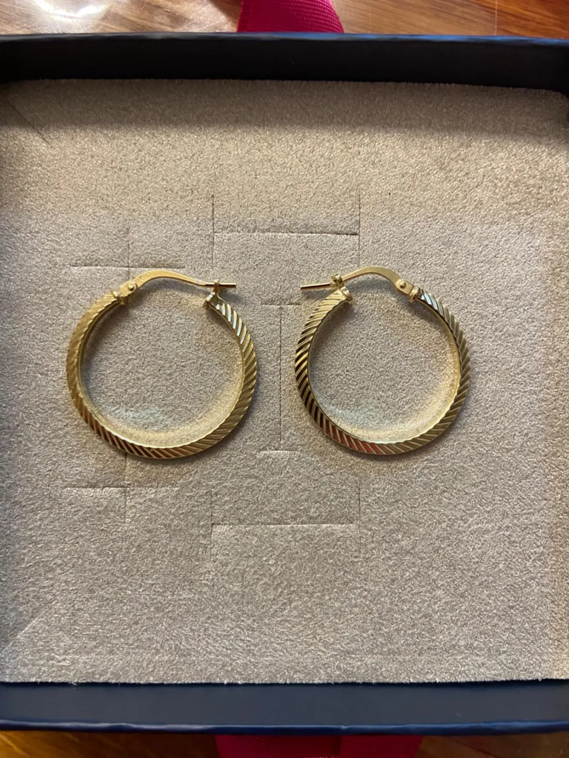 Diamond Treats Orecchini a Cerchio 20 mm Argento 925 Oro